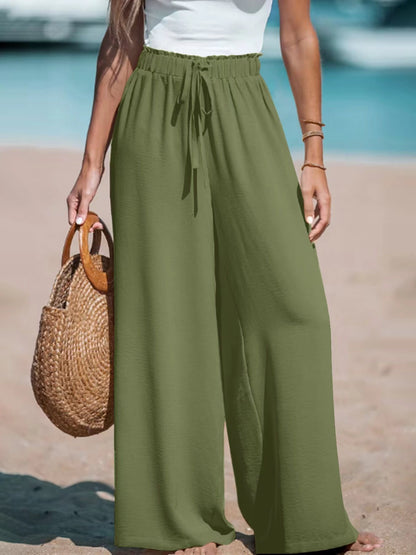 Pantalon Large Décontracté Femme