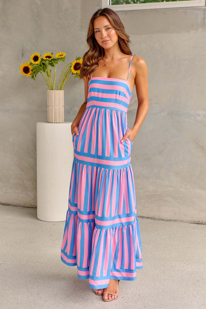 Robe d'Été Rayée