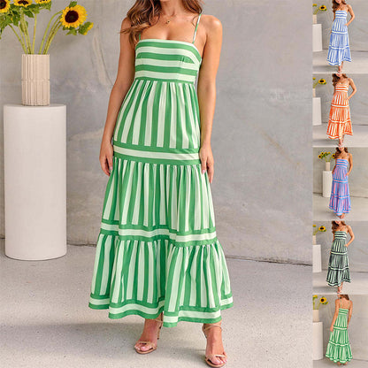 Robe d'Été Rayée