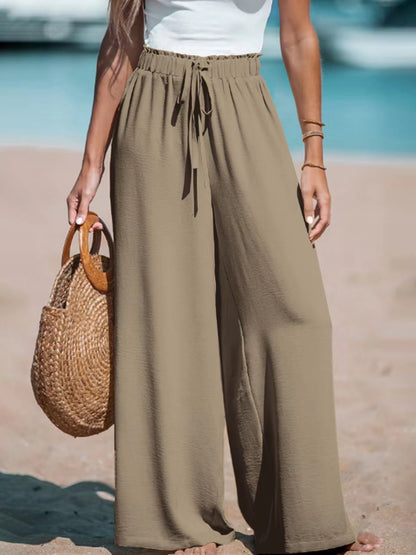 Pantalon Large Décontracté Femme