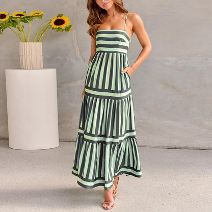 Robe d'Été Rayée
