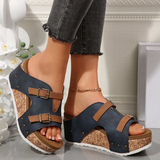 Sandales Compensées Femme