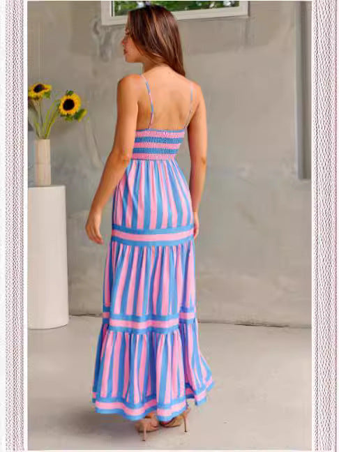 Robe d'Été Rayée
