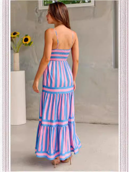 Robe d'Été Rayée